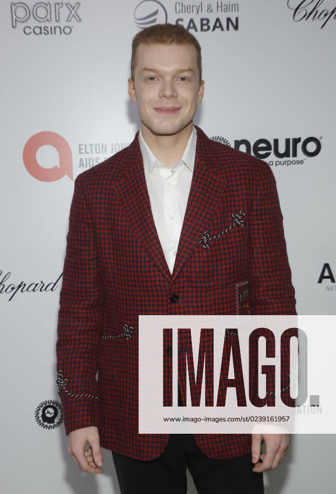 West Hollywood, California - Cameron Monaghan. Elton John AIDS Foundation s 31st Annual Academy Awards Viewing Party held at West Hollywood in West Hollywood. West Hollywood USA - ZUMAa123 20230312_zaa_a123_078