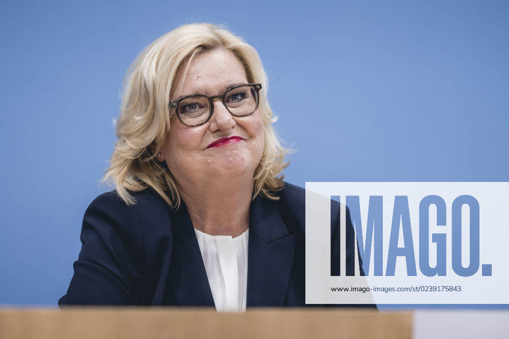 Die Wehrbeauftragte des Deutschen Bundestages, Eva Hoegl (SPD) im Rahmen der Vorstellung des Jahresberichtes 2022 in der Bundespressekonferenz. Berlin, 14.03.2023. Berlin Deutschland