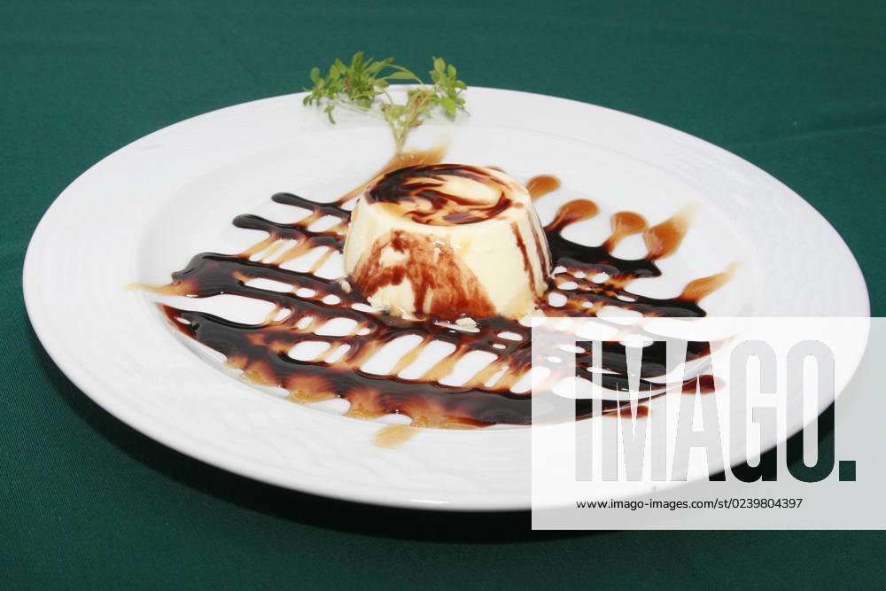 Yummy panacotta desert