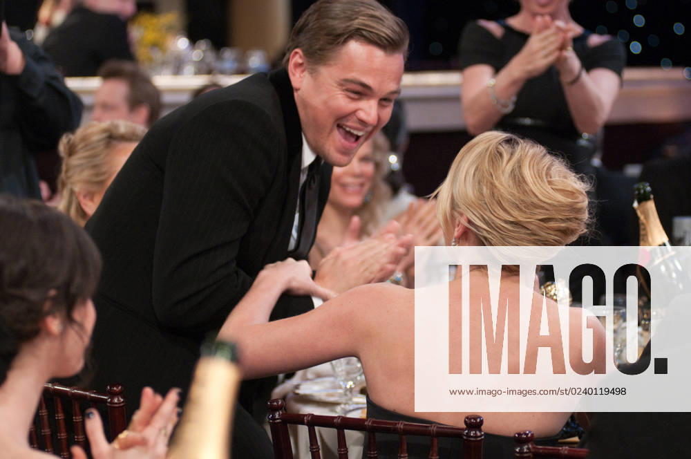 The 66th Golden Globe Awards (Telecast) Leonardo DiCaprio, Kate Winslet January 11, 2009. Photo Credit H.F.P.A.