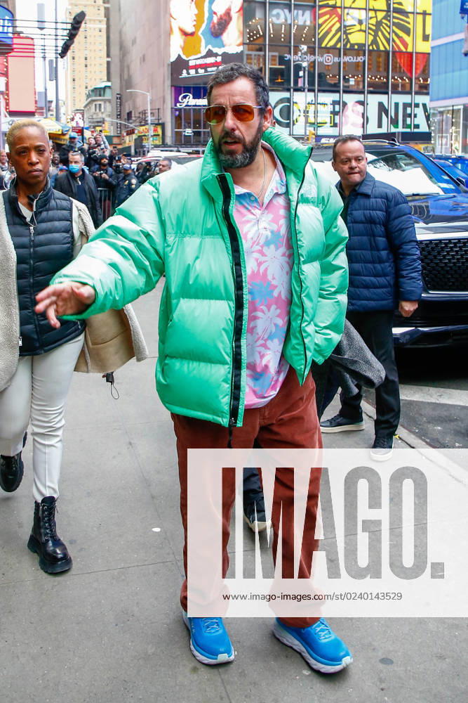 Adam Sandler is seen exiting Good Morning America Show on March 22, 2023 in New York City. New York City USA - ZUMAc233 20230322_zsp_c233_038