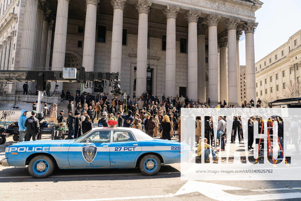Joker 2 Dreharbeiten in New York NY: Filming Joker: Folie a Deux Atmosphere during filming Joker: Folie a Deux at the New York County Supreme Court New York New York United States
