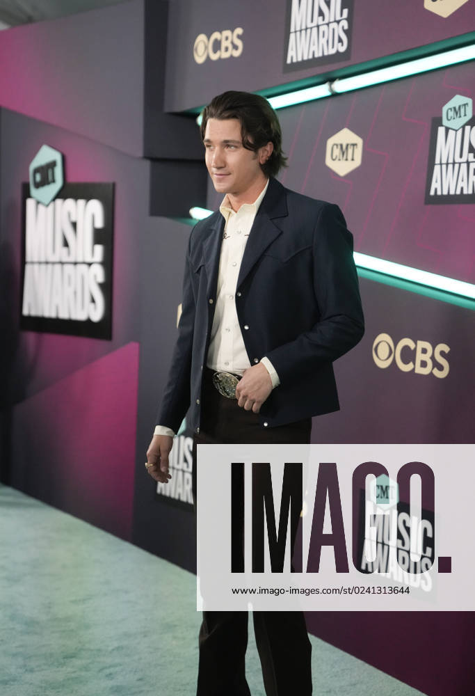 American actor and singer DRAKE MILLICAN walks the red carpet at the Country Music Television CMT Music Awards 2023 at the Moody Center in Austin, Texas on April 2, 2023 Austin United States - ZUMAd150 20230402_znp_d150_060