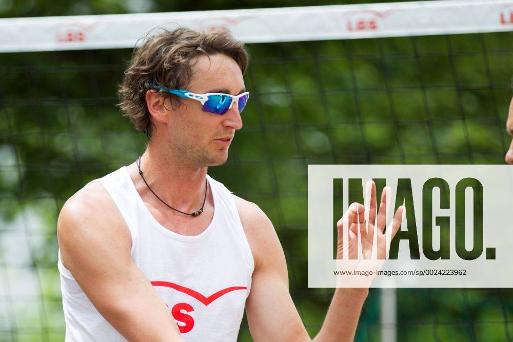 Florian Schweikart (DJK Augsburg Hochzoll); LBS-Cup Beachvolleyball A-Top, Markplatz, Schopfheim Germany, 20160605; Schopfheim