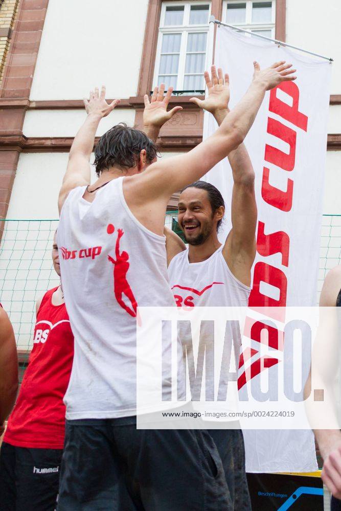 Jubel bei Eugen Bakumovski; LBS-Cup Beachvolleyball A-Top, Markplatz, Schopfheim Germany, 20160605; Schopfheim