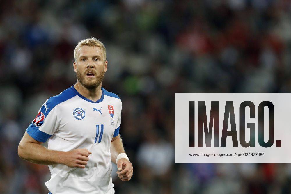 Adam Nemec of Slovakia during the UEFA EURO EM Europameisterschaft Fussball 2016 Group B group stage match between Russia and Slovakia at the Stade Pierre-mauroy on june 15, 2016 in Lille, France. Russia v Slovakia UEFA EURO 2016 Group B 2015 2016 IVx 5693427
