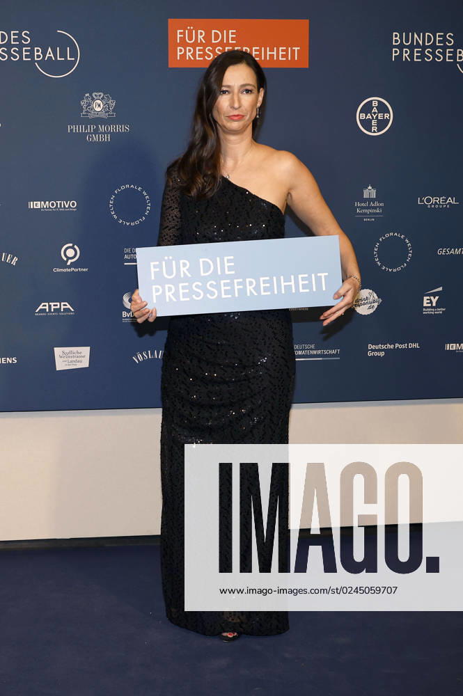 Pinar Atalay beim 70. Bundespresseball 2023 im Hotel Adlon Kempinski. Berlin