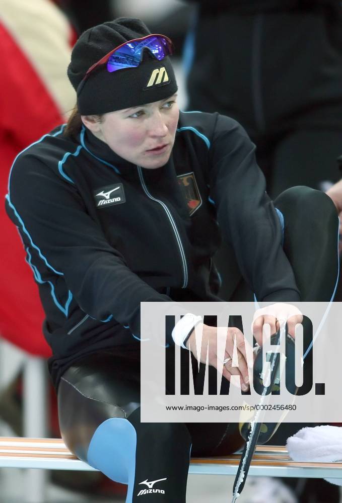 Claudia Pechstein (Deutschland) Eisschnellauf OS Winter Damen Olympische Spiele Turin 2006, Winterspiele Verfolgung Teamverfolgung Teamwettbewerb Teamwertung Einzelbild Turin Eisschnellauf OS Winter Damen Olympische Spiele Turin 2006, Winterspiele Verfolgung Teamverfolgung Teamwettbewerb Teamwertung Einzelbild Turin