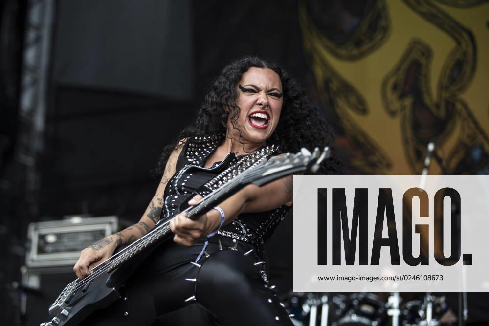 SÃO PAULO, SP - 29.04.2023: SUMMER BREEZE BRASIL FESTIVAL - Presentation of the Brazilian death metal band Crypta this Saturday (29) during the first edition of the Summer Breeze Brasil festival held in São Paulo at the Latin America Memorial, west of the capital, between the 29th and 30th of April. x2366878x EmersonxSantos