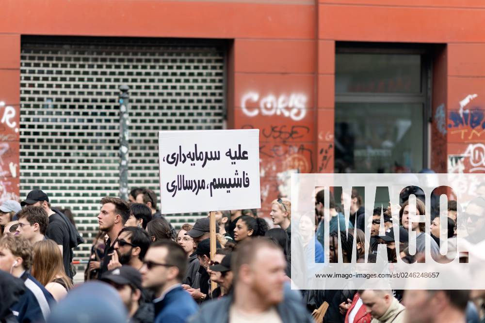 Berlin,Deutschland,Tag der Arbeit,Impressionen von der Revolutionären 1. Mai-Demo am Kottbusser Tor.