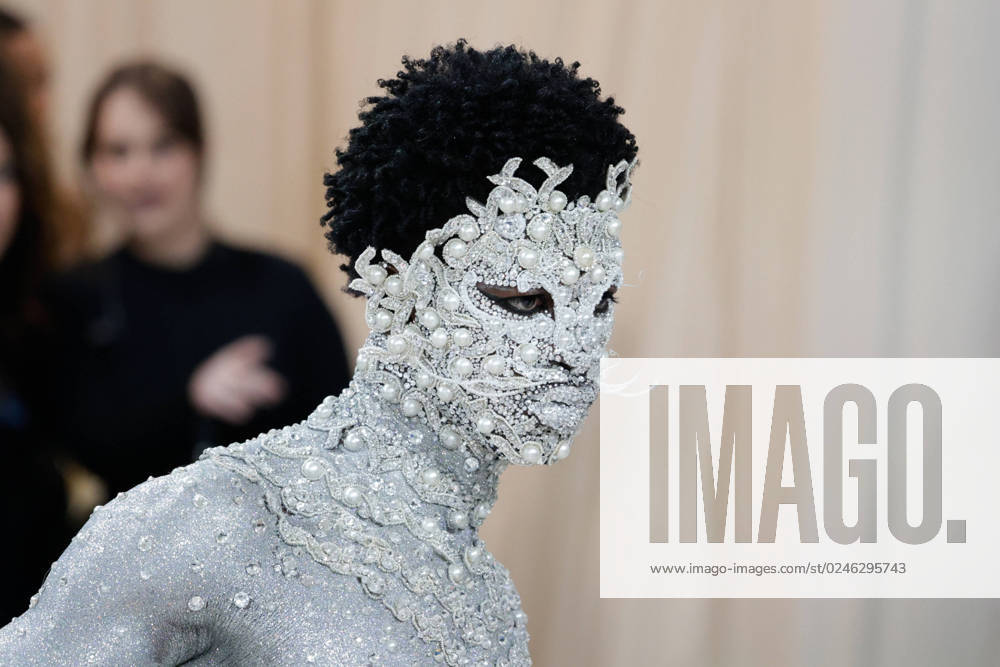 Lil Nas X arrives on the red carpet for The Met Gala at The Metropolitan Museum of Art celebrating the opening of Karl Lagerfeld: A Line of Beauty in New York City on Monday, May 1, 2023. NYP202305014883 JOHNxANGELILLO