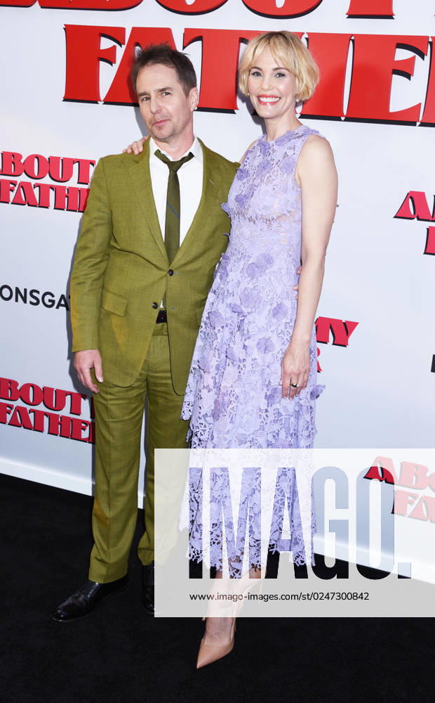 About My Father premiere at the SVA Theatre in New York. Featuring: Sam Rockwell and Leslie Bibb Where: New York, New York, United States When: 09 May 2023 Credit: Darla Khazei INSTARimages