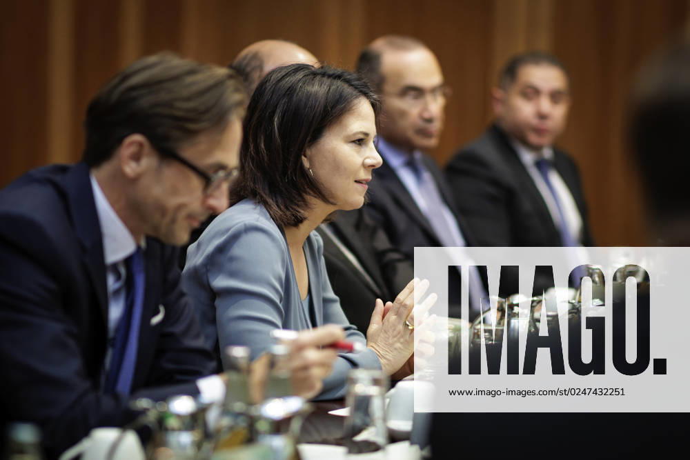 Lage im Nahostkonflikt: Annalena Baerbock, Bundesaussenministerin, (hier im Bild) laedt zu Kleeblatt-Treffen nach Berlin ein. Berlin, 11.05.2023. Berlin Deutschland