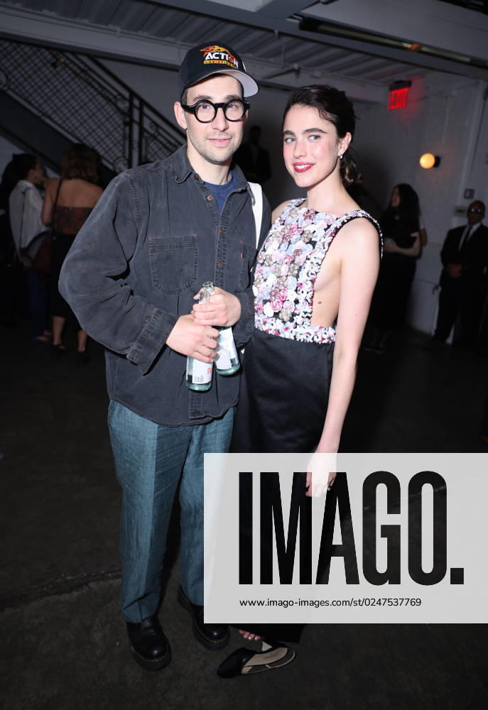 Jack Antonoff and Margaret Qualley attend Sanctuary New York Premiere at Metrograph in New York. New York USA - ZUMAp281 20230512_zea_p281_071