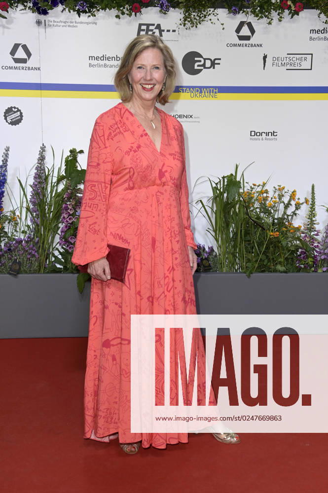 Petra Zieser bei der 73. Verleihung des Deutschen Filmpreises 2023 im Theater am Potsdamer Platz. Berlin
