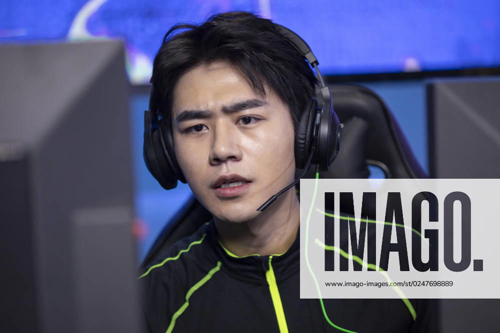 Young Chinese man playing esports Beijing China