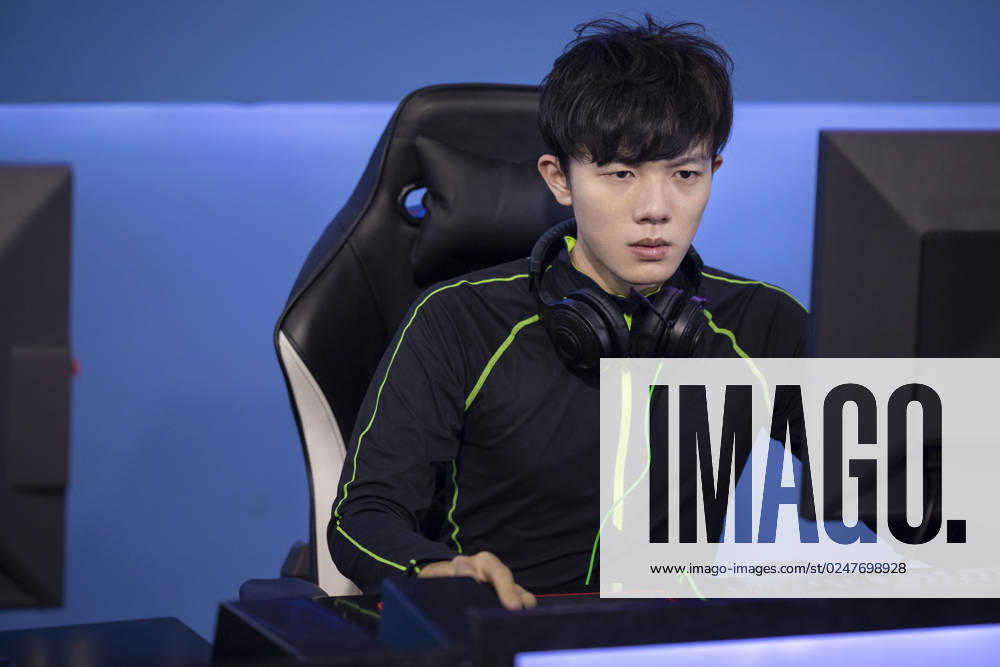 Young Chinese man playing esports Beijing China
