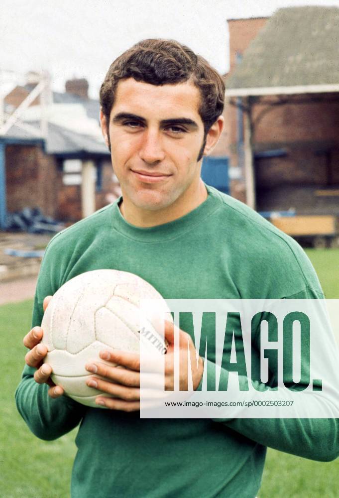 Torwart Peter Shilton (Leicester) - Fußball Herren English Second Division 1970 1971, Two, 2. Englische Liga, Leicester City Porträt Leicester Fußball Herren English Second Division 1970 1971, Two, 2. Englische Liga, Leicester City Porträt Leicester