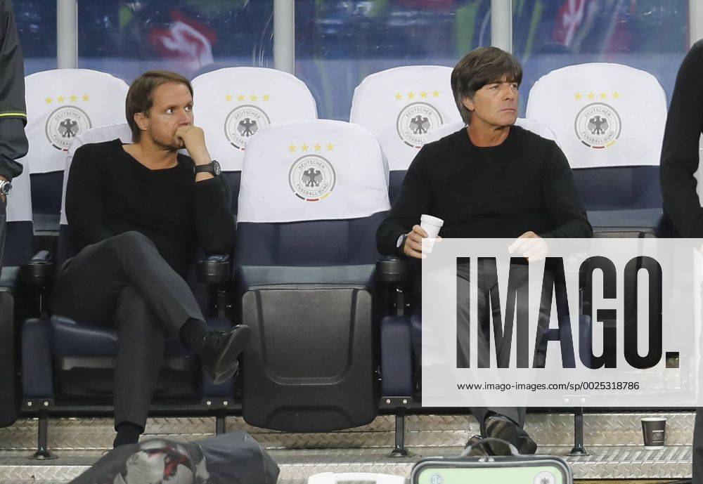 DFB Bundestrainer Joachim Jogi LOEW, LÖW,Thomas SCHNEIDER, DFB Co-Trainer, Assistenztrainer NORWEGEN - DEUTSCHLAND 0-3 Deutsche Fussball Nationalmannschaft DFB, WM Qualifikation am 04.09.2016 in Oslo, Norwegen WM-Quali, Quali,