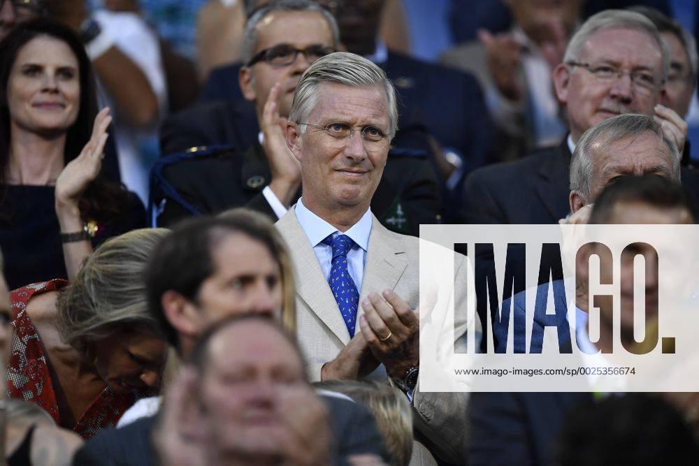 King Philippe - Filip of Belgium pictured during the 2016 edition of the AG Insurance Memorial Van Damme IAAF Diamond League athletics meeting, Friday 09 September 2016 in Brussels. NICOLASxLAMBERT x04927406x