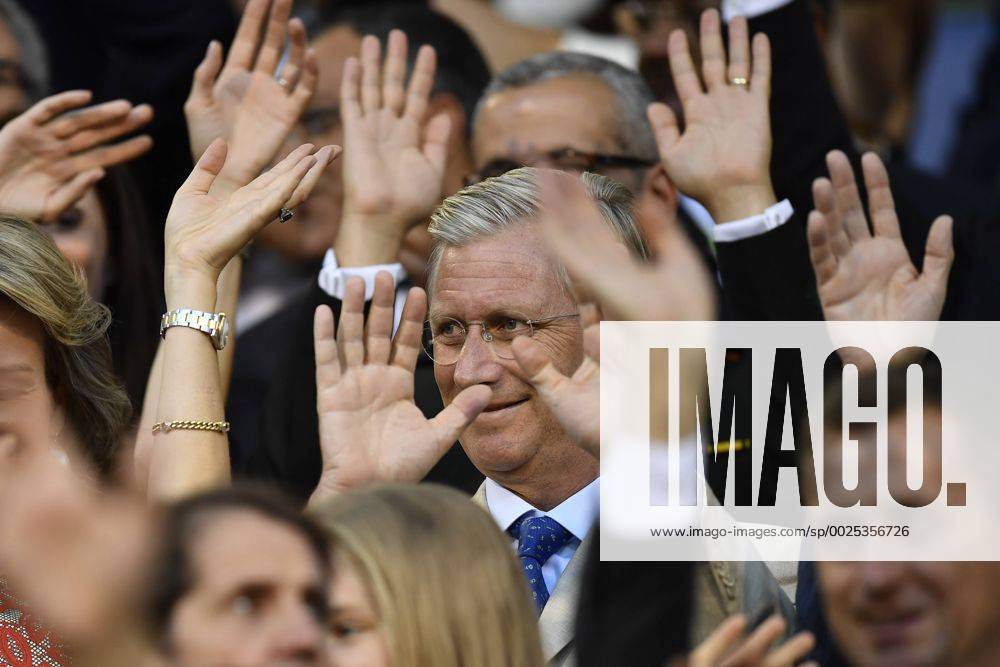 King Philippe - Filip of Belgium pictured during the 2016 edition of the AG Insurance Memorial Van Damme IAAF Diamond League athletics meeting, Friday 09 September 2016 in Brussels. NICOLASxLAMBERT x04927412x