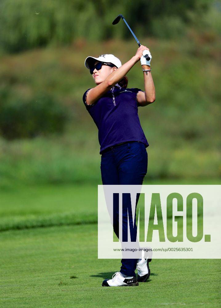 Jennifer Song of the Unites States in action during the 1st round of the 2016 Reignwood LPGA Golf Damen Classic at Reignwood golf club on September 29, 2016 in Beijing, China. CFP492963945