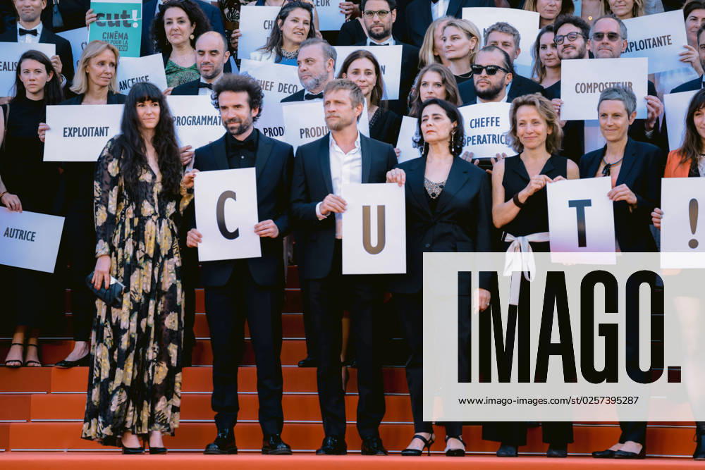 76e Festival International du Film de Cannes. Montà e des marches du film Club Zero . 76th International Cannes Film festival. Red crapet of Club Zero movie. 292407 2023-05-22 Cannes France