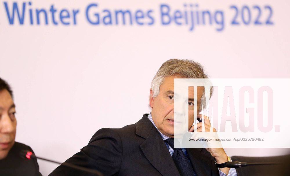 - SPORT (161012) -- BEIJING, Oct. 12. 2016 -- IOC Vice-President Juan Antonio Samaranch Salisachs attends the press conference PK Pressekonferenz for the 1st Meeting of the IOC Coordination Commission for the XXIV Olympic Winter games Winterspiele Spiele Summer games Beijing 2022 in Beijing, capital of China, Oct. 12, 2016. ) (SP)CHINA-BEIJING-2022 OLYMPIC WINTER GAMES-IOC COORDINATION COMMISSION-PRESS CONFERENCE (CN) WangxLili