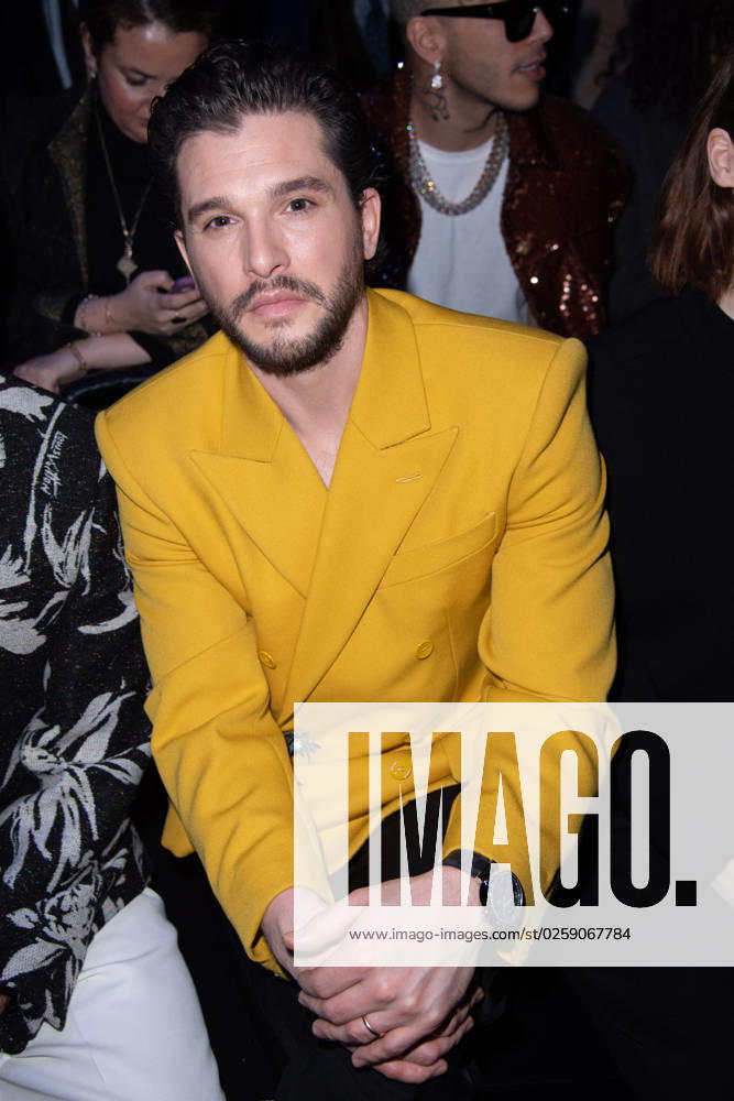 PFW - Louis Vuitton Front Row Kit Harington attending the Louis Vuitton Menswear Fall-Winter 2023-2024 show as part of Paris Fashion Week in Paris, France on January 19, 2023. Photo by Aurore Marechal ABACAPRESS.COM Paris France