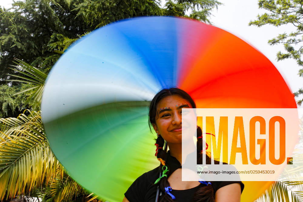 Hundreds of people from the LGBTIQ+ community participate in Nepalâ€⠢s pride parade month to celebrate their identities in Kathmandu, Nepal on Saturday, June 10, 2023. Joining hands and hearts, Nepal s vibrant LGBTQ+ community and allies come together each year for a spectacular celebration of love, acceptance, and inclusivity during the annual Pride Parade. Photo Kathmandu Nepal - ZUMAg200 20230610_zap_g200_005