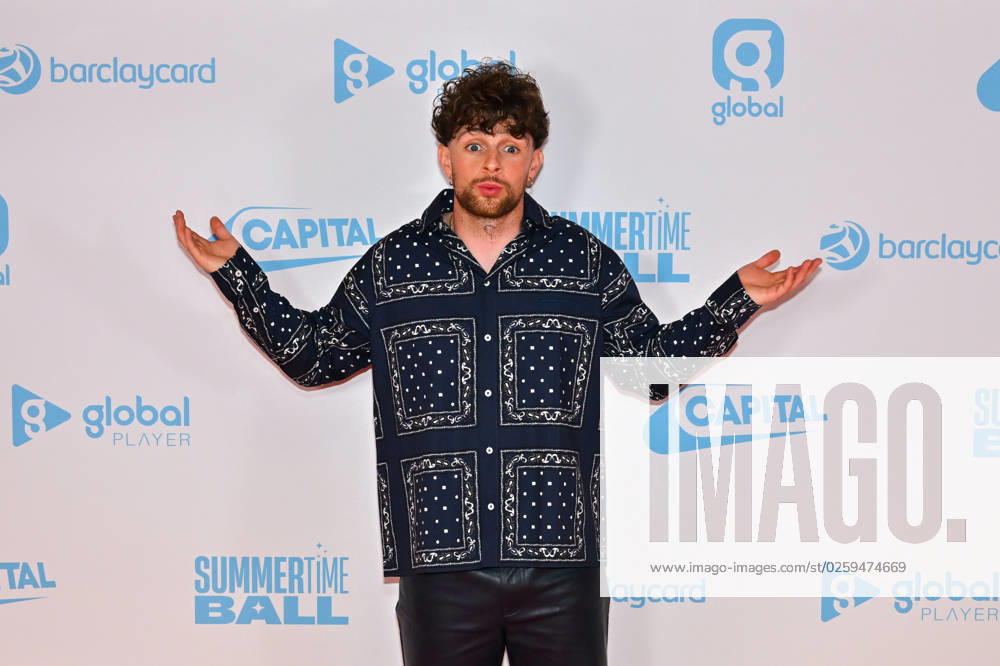 Capital s Summertime Ball with Barclaycard Tom Grennan arrives at Capital s Summertime Ball with Barclaycard at Wembley Stadium, London, UK on June 11 2023., Credit:Lee Floyd Avalon UK, London, Wembley Stadium