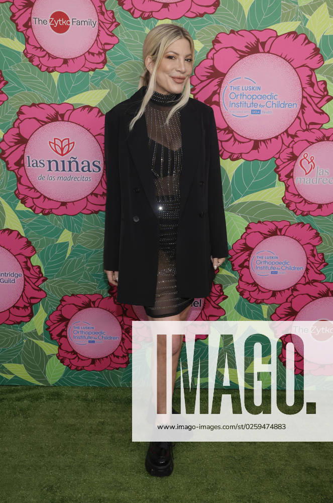 HOLLYWOOD, CA - JUNE 10: Tori Spelling at the Stand for Kids Gala supporting The Luskin Orthopaedic Institute for Children at Universal Studios Backlot in Hollywood, California on June 10, 2023.