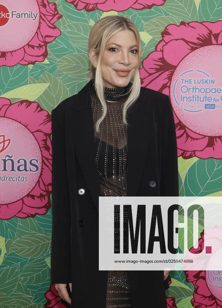 HOLLYWOOD, CA - JUNE 10: Tori Spelling at the Stand for Kids Gala supporting The Luskin Orthopaedic Institute for Children at Universal Studios Backlot in Hollywood, California on June 10, 2023.