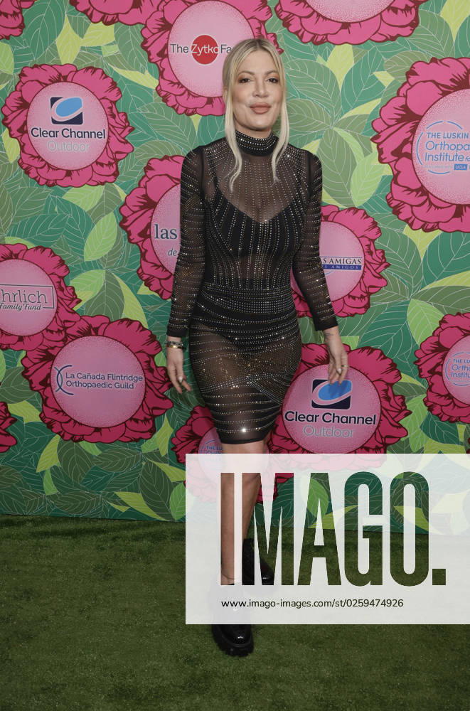 HOLLYWOOD, CA - JUNE 10: Tori Spelling at the Stand for Kids Gala supporting The Luskin Orthopaedic Institute for Children at Universal Studios Backlot in Hollywood, California on June 10, 2023.
