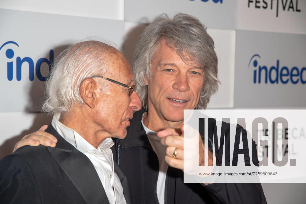 Entertainment Themen der Woche KW23 June 11, 2023, New York, United States: Ron Delsener and Jon Bon Jovi attend the Ron Delsener Presents during the 2023 Tribeca Festival at Spring Studios in New York City. New York United States - ZUMAs197 20230611_zaa_s197_281