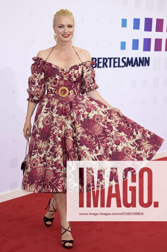 Franziska Knuppe bei der Bertelsmann Party 2023 in der Bertelsmann Repräsentanz Unter den Linden. Berlin