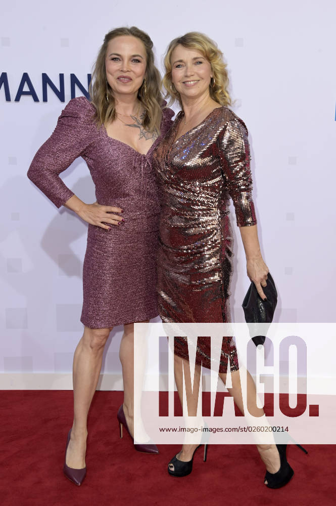 Regina Halmich und Tina Ruland bei der Bertelsmann Party 2023 in der Bertelsmann Repräsentanz Unter den Linden. Berlin