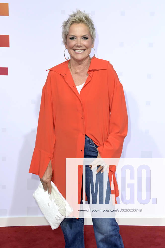 Inka Bause bei der Bertelsmann Party 2023 in der Bertelsmann Repräsentanz Unter den Linden. Berlin