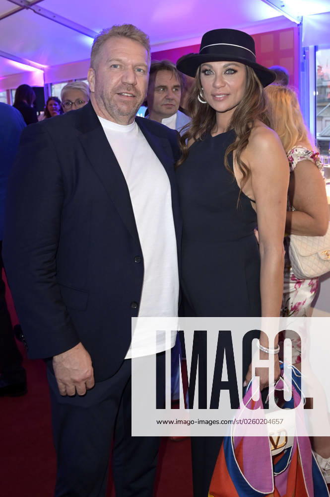 Lilly Becker mit Freund Thorsten Weck bei der Bertelsmann Party 2023 in der Bertelsmann Repräsentanz Unter den Linden. Berlin