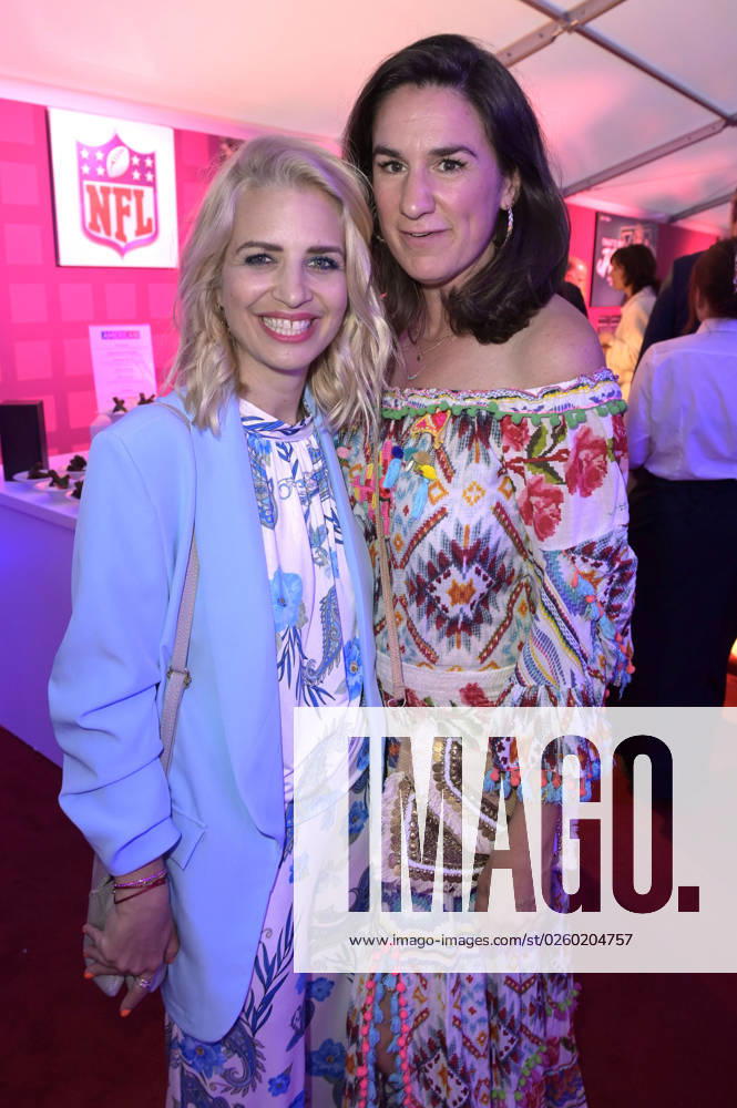 Susan Sideropoulos und Nadine Sosniok bei der Bertelsmann Party 2023 in der Bertelsmann Repräsentanz Unter den Linden. Berlin