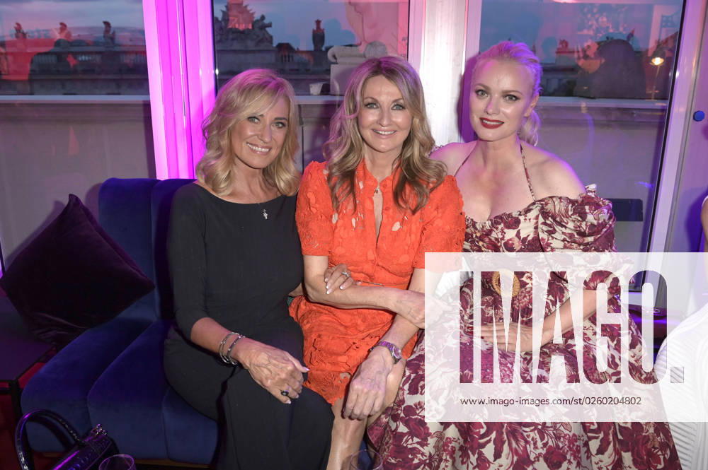 Dagmar Wöhrl, Frauke Ludowig und Franziska Knuppe bei der Bertelsmann Party 2023 in der Bertelsmann Repräsentanz Unter den Linden. Berlin