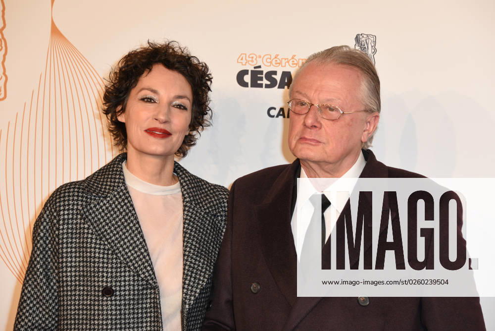 43rd Cesar Film Awards Arrivals - Paris Jeanne Balibar and Frank Castorf arriving to the 43rd Annual Cesar Film Awards ceremony held at the Salle Pleyel, in Paris, France on March 2, 2018. Photo by Mireille Ampilhac ABACAPRESS.COM Paris France