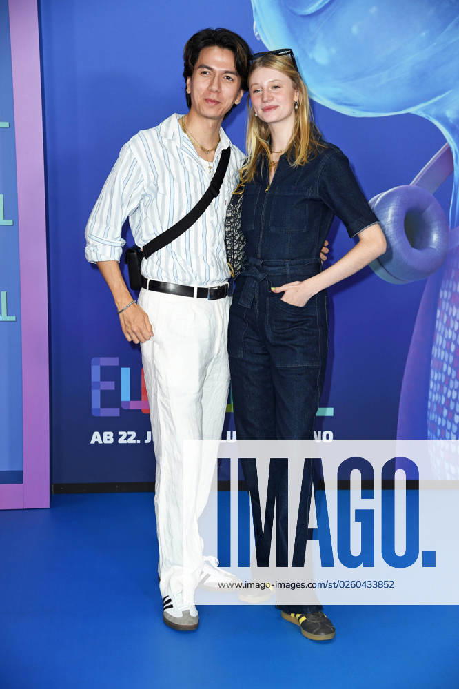 Trixi Giese mit Ehemann Samy Neo bei der Deutschlandpremiere von ELEMENTAL im Kino in der Kulturbrauerei am 18.06.2023