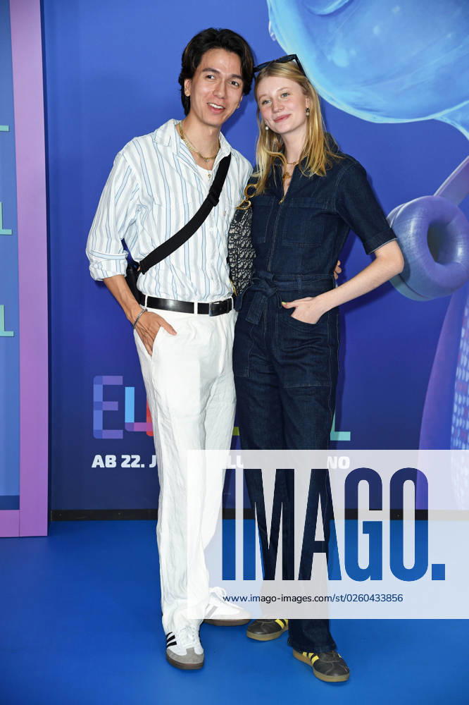 Trixi Giese mit Ehemann Samy Neo bei der Deutschlandpremiere von ELEMENTAL im Kino in der Kulturbrauerei am 18.06.2023