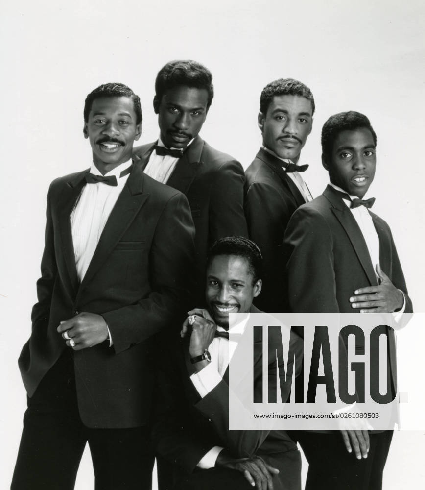 Actors and musicians Robert Townsend, Just Leon, Harry Lennix, Tico Wells and Michael Wright in the movie The Five Heartbeats, USA 1991