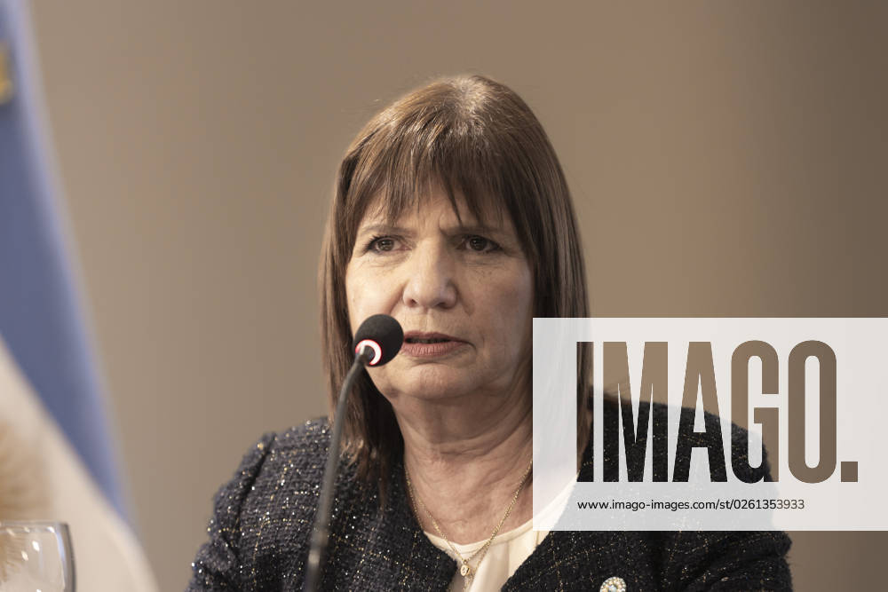 Presidential Elections 2023. Presidential pre-candidate Patricia Bullrich presented her presidential ticket La Fuerza del Cambio (The Force for Change), together with Luis Petri as pre-candidate for Vice-President. Buenos Aires Argentina