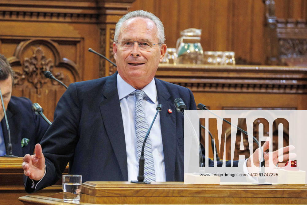20230627 Wiener Gemeinderat - Rechnungsabschluss 2022 WIEN, OESTERREICH - JUNI 27: Abgeordneter zum Wiener Landtag und GemeinderatKarl Mahrer (OeVP) beim Wiener Gemeinderat - - Rechnungsabschluss 2022 im OeVP Lichtenfelsgasse am 27. Juni 2023 in Wien, Oesterreich. 230627_SEPA_10_025
