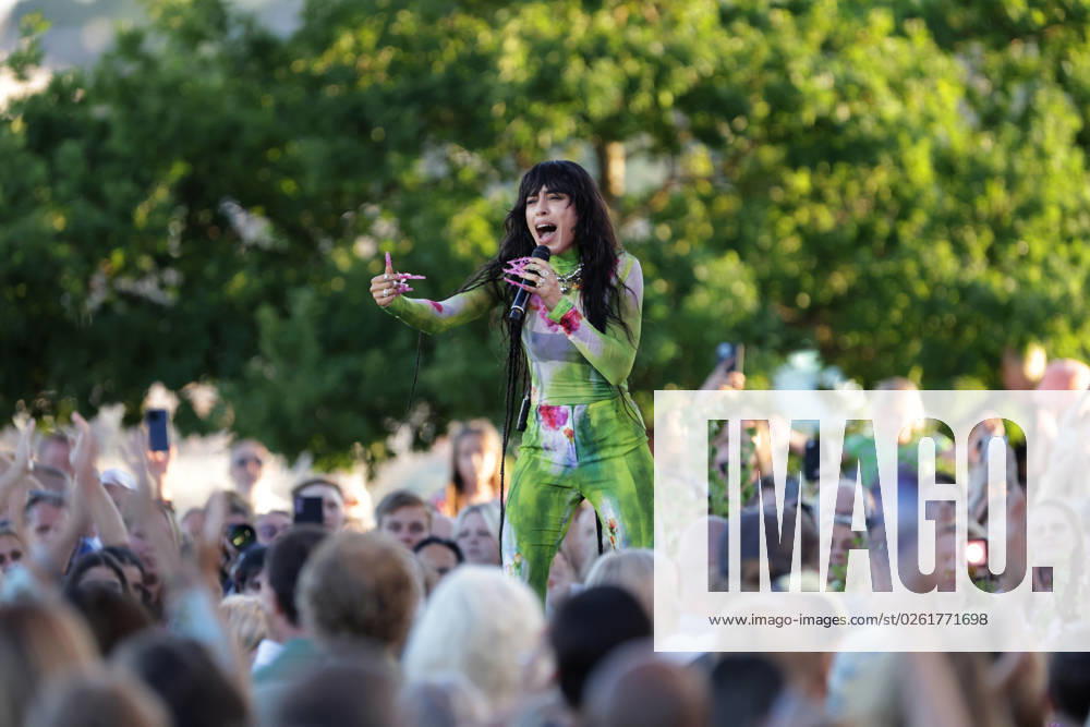STOCKHOLM 20230627 Loreen performs during the premiere of Allsang pa Skansen on Tuesday evening Photo Magnus Andersson TT code 11930 Stockholm Sweden