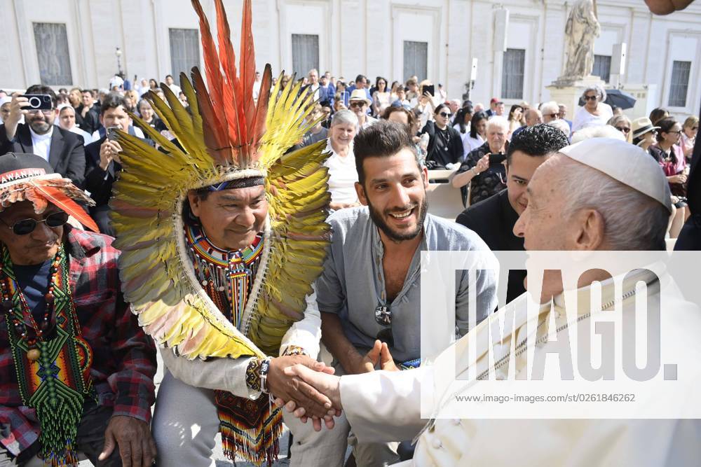 Italy, Rome, Vatican, 2023 6 28. Pope Francis during his weekly general audience in Saint Peter s Square at the Vatican. Photograph by Vatican Media Catholic Press Photo . RESTRICTED TO EDITORIAL USE - NO MARKETING - NO ADVERTISING CAMPAIGNS.