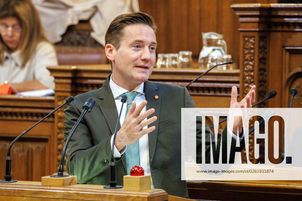 20230628 Wiener Gemeinderat - Rechnungsabschluss 2022 WIEN, OESTERREICH - JUNI 28: Abgeordneter zum Wiener Landtag und Gemeinderat Josef Mantl (OeVP) beim Wiener Gemeinderat - - Rechnungsabschluss 2022 im Rathaus am 28. Juni 2023 in Wien, Oesterreich. 230628_SEPA_10_032